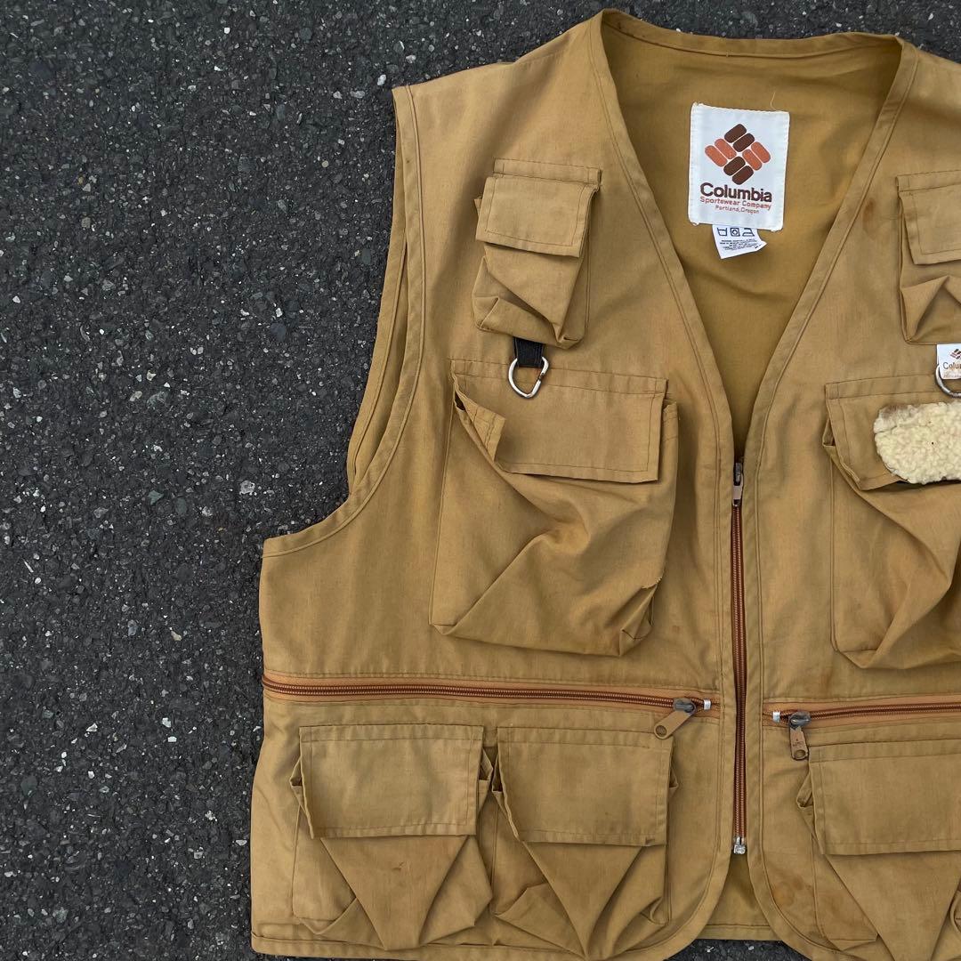 ウェア ~80s Columbia Fishing Vest