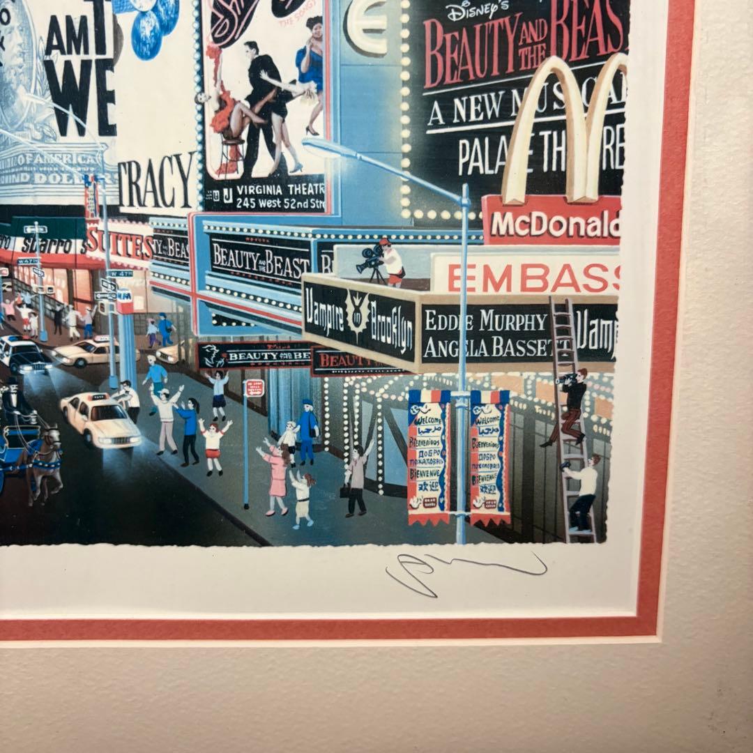 ALEXANDER CHEN タイムズスクエア シルクスクリーン