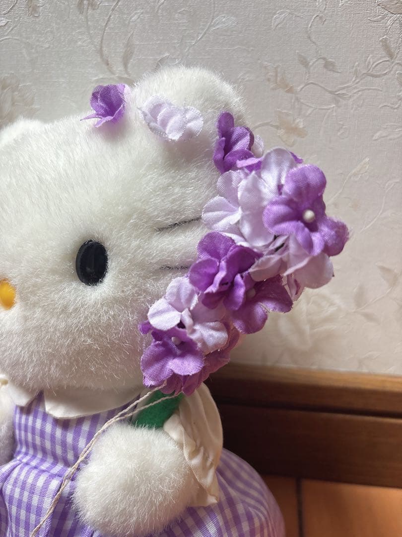 【北海道限定】稀少品！ご当地キティぬいぐるみ ラベンダー　タグ付き