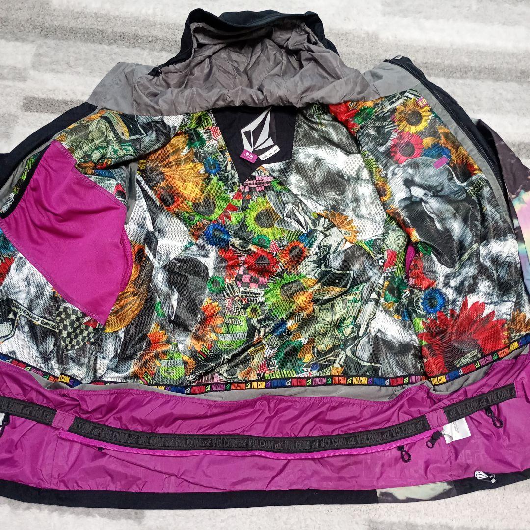 VOLCOM　ボルコム　スノボウェア　総柄　Мサイズ