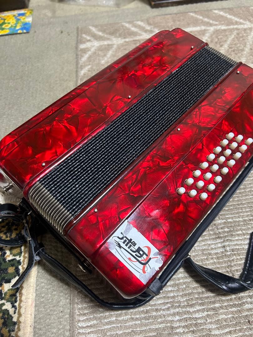 【KYORITSU】 キョーリツ アコーディオン ACD-400RD ケース付