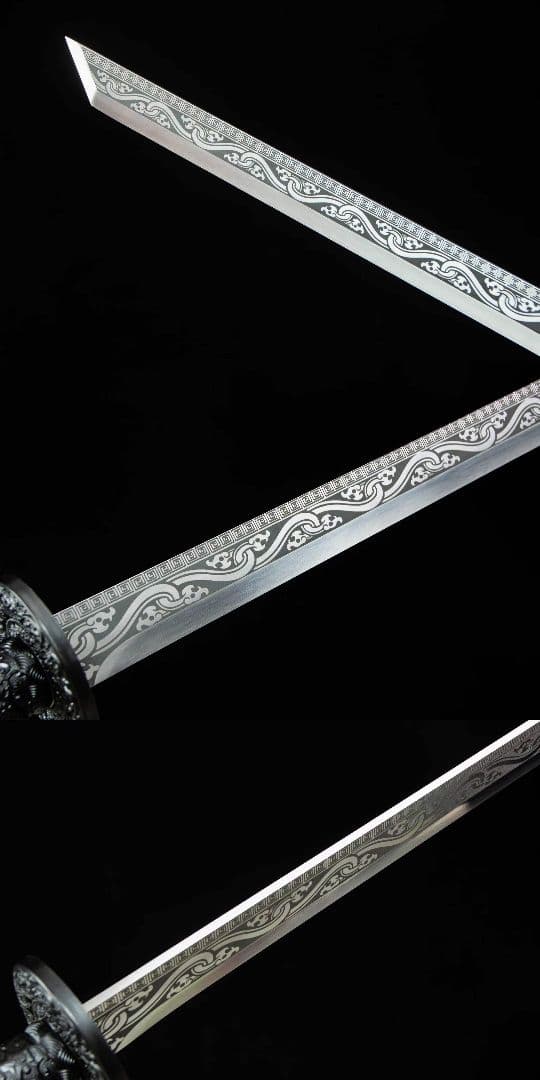 龍臨戦刀-高性能マンガン鋼 古兵器 武具　刀装具　日本刀　模造刀 居合刀 長尺