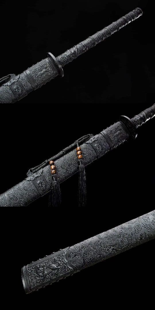 龍臨戦刀-高性能マンガン鋼 古兵器 武具　刀装具　日本刀　模造刀 居合刀 長尺