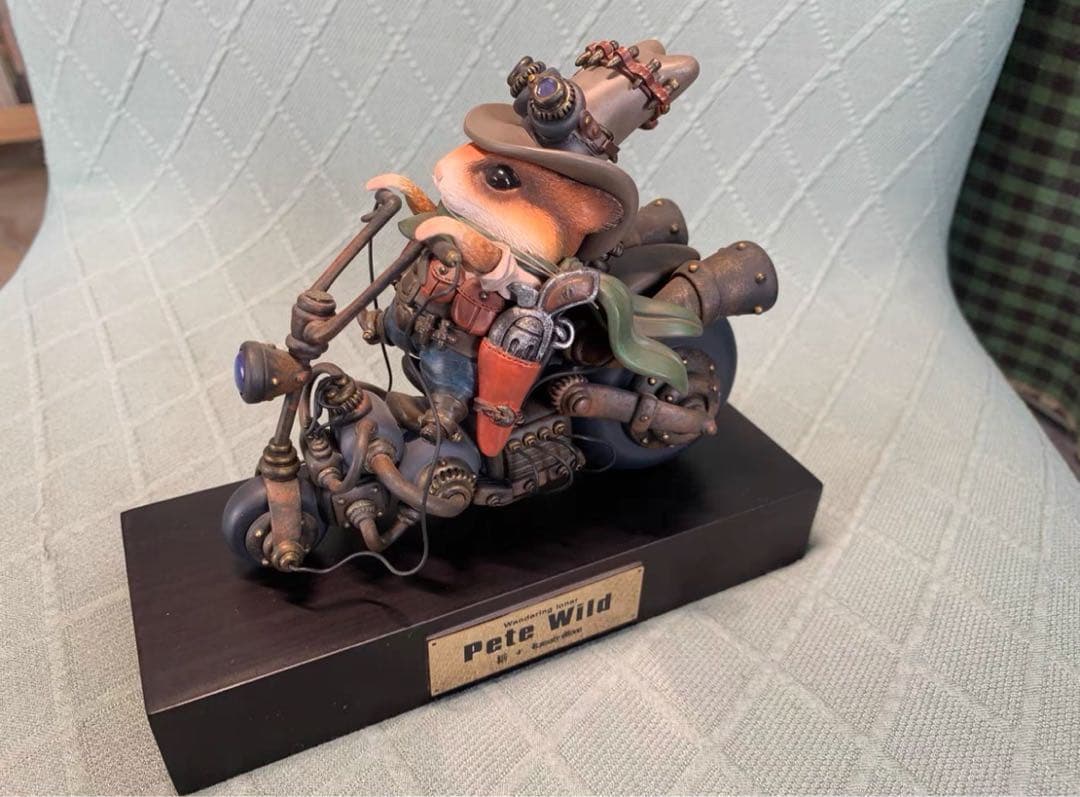 デザイナーズトイ 鎌田光司 ハムスターの機関車 緑版 トレトイフィギュア