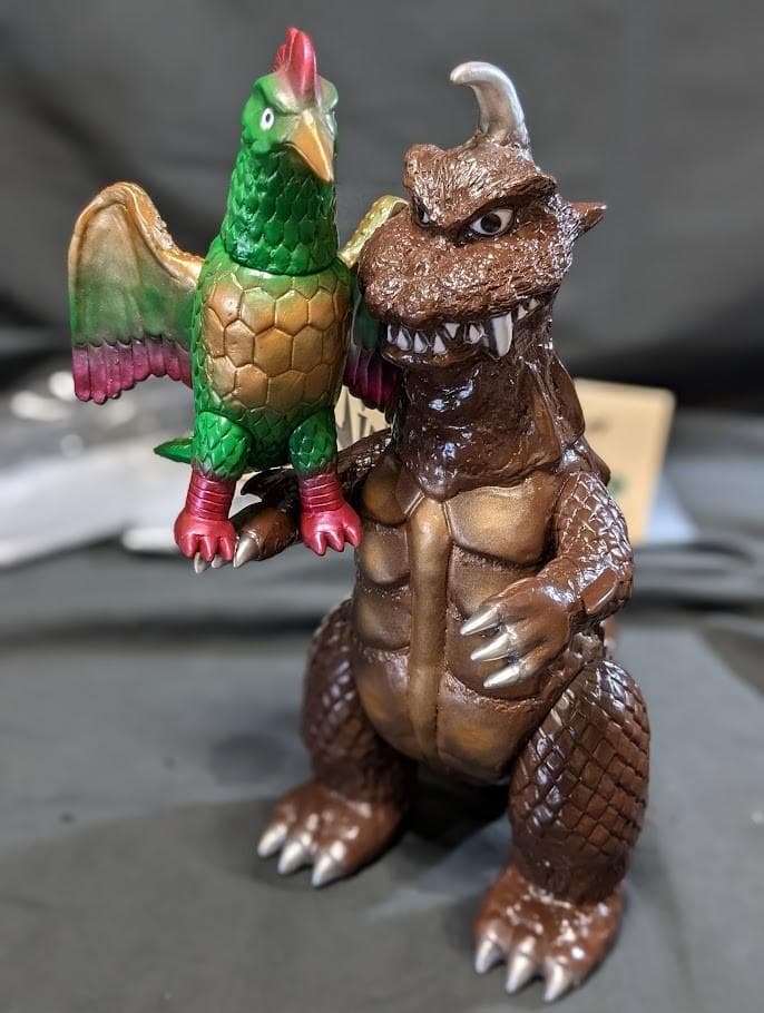 ゴメス＆リトラ「ウルトラＱ」登場怪獣（マーミット）ビニールパラダイス２体セット