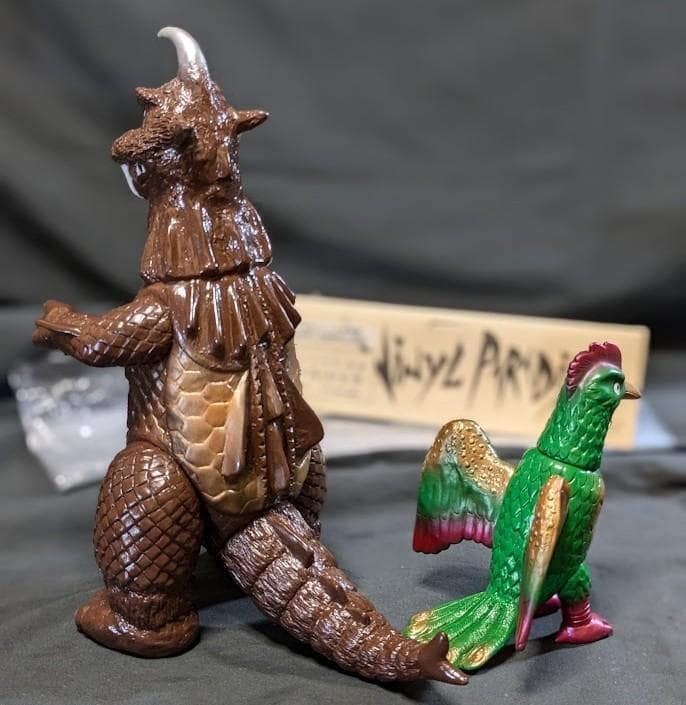 ゴメス＆リトラ「ウルトラＱ」登場怪獣（マーミット）ビニールパラダイス２体セット