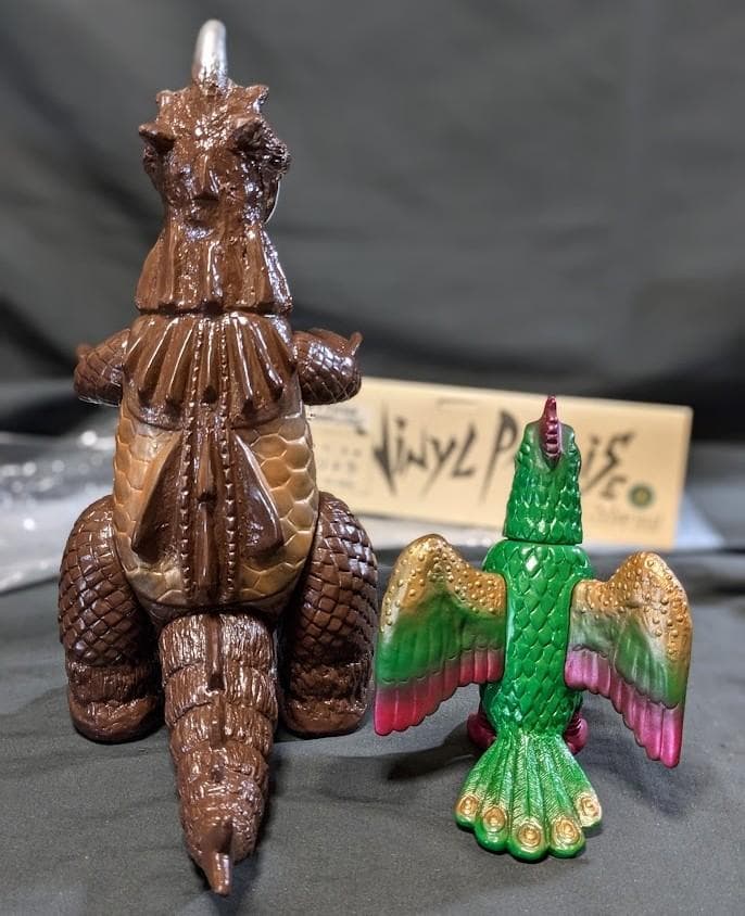 ゴメス＆リトラ「ウルトラＱ」登場怪獣（マーミット）ビニールパラダイス２体セット