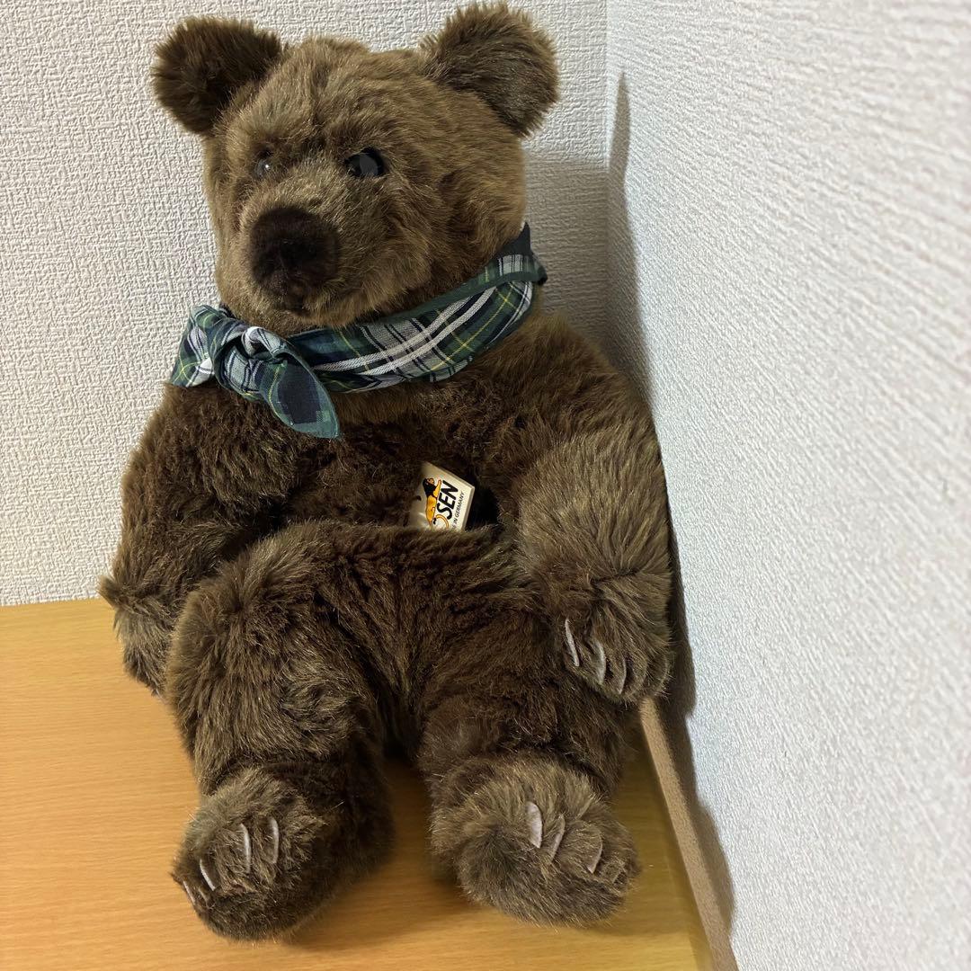 KOSEN ケーセン社 ぬいぐるみ ソフトブラウンベア 大