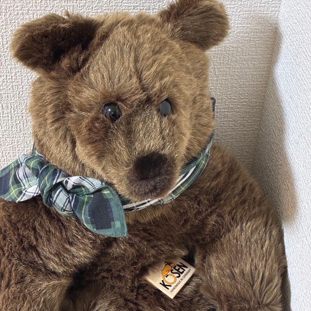 KOSEN ケーセン社 ぬいぐるみ ソフトブラウンベア 大