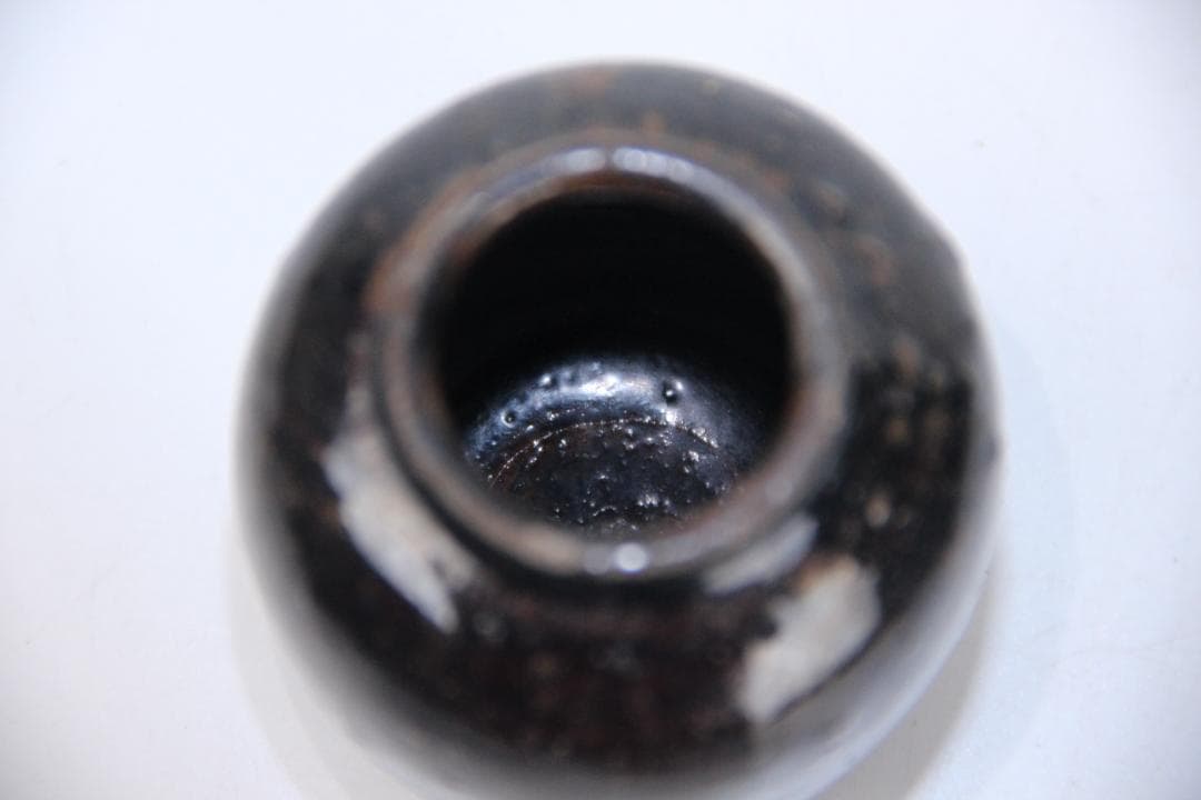 唐物 中国美術 宋代 　茶入　仕覆　箱付 M105