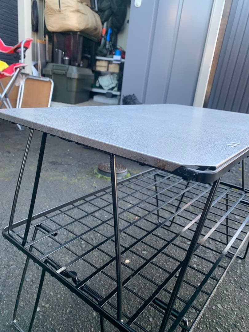 ユニフレーム　フィールドラック2枚　ステンレス天板１枚セット