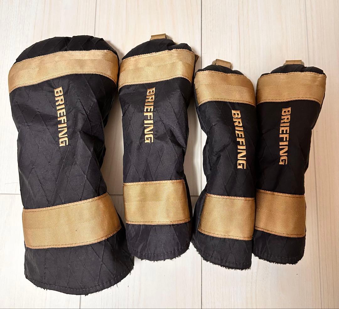 希少　ブリーフィングキャディバッグCR-04 カバー4点セット　BRIEFING