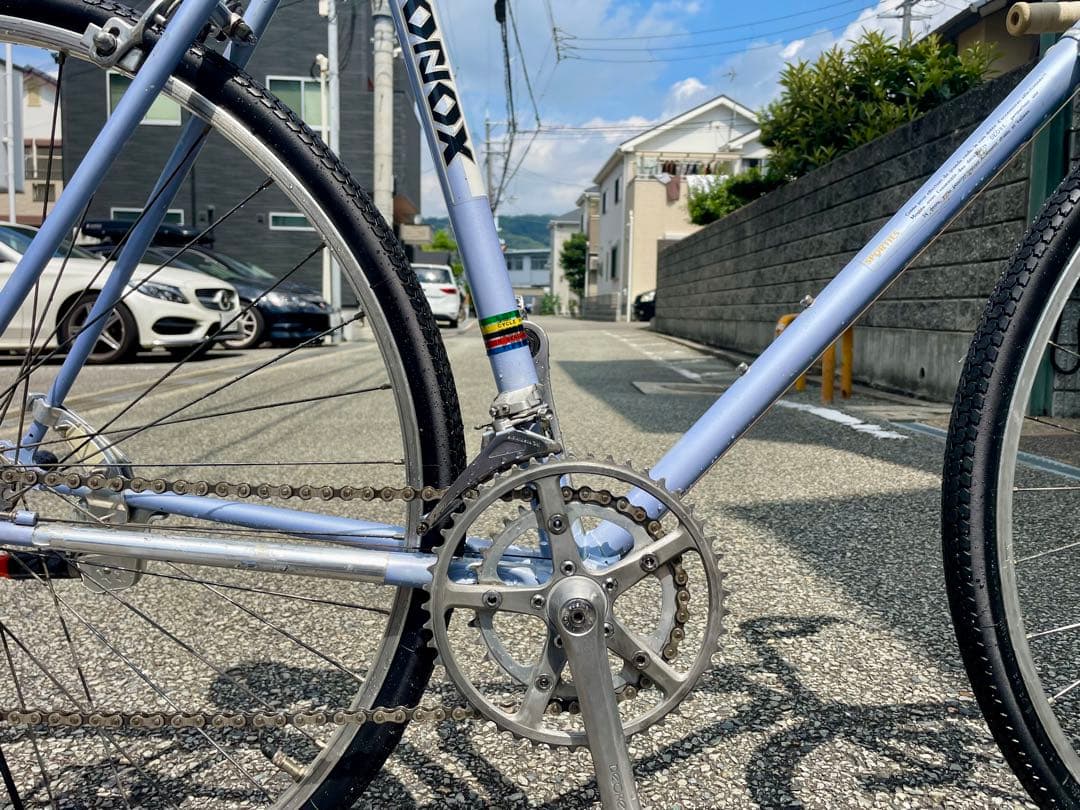 純国産ビンテージクロモリスポルティーフBSモノックス初代DEORE ランドナー