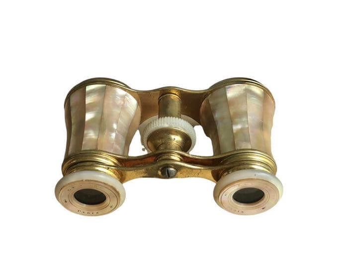 20世紀初頭　フランスアンティーク　マザーオブパール　オペラグラス