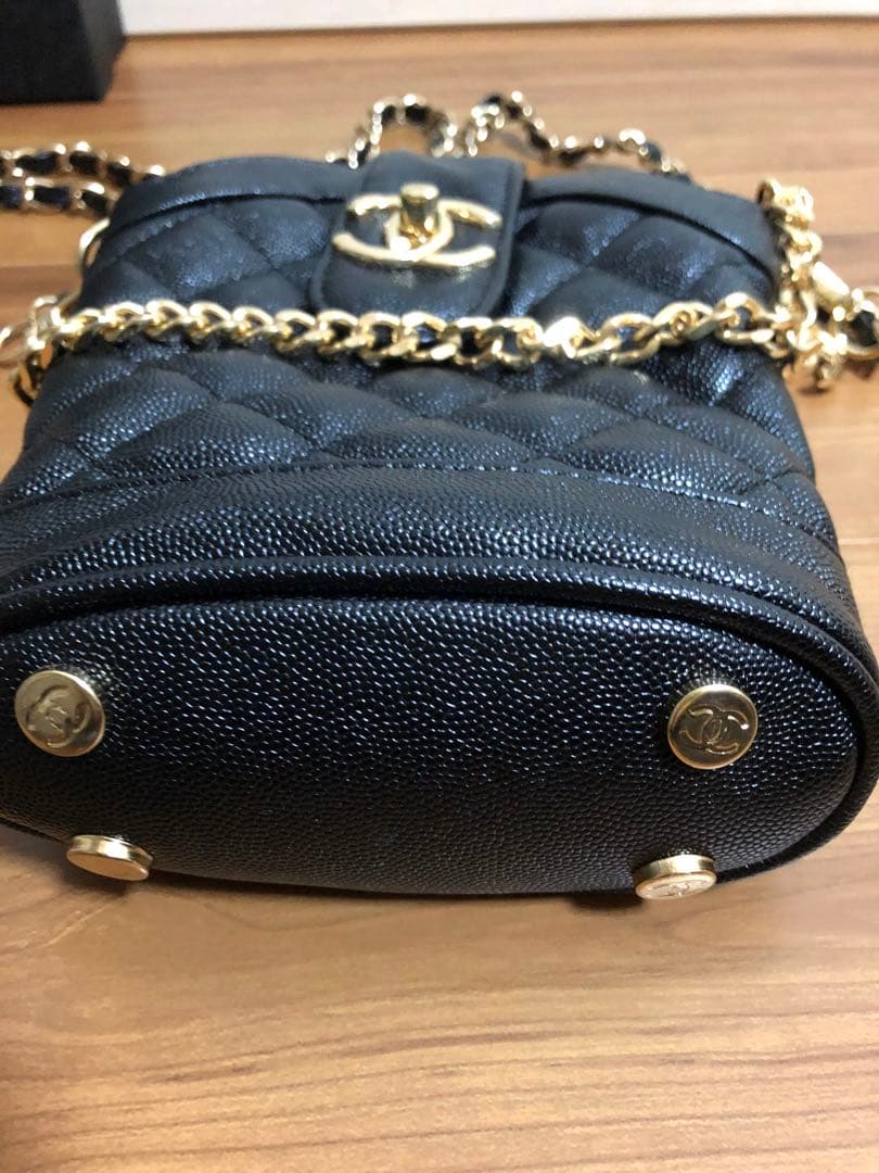 ノベルティ　ショルダーバッグ　チェーン　ブラック　2way