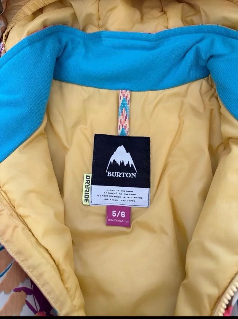 ぷかり　BURTON スキーウェア スノボ　110 120