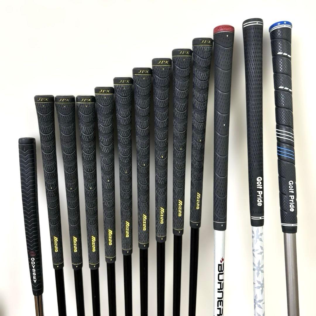 テーラーメイド&ミズノ　男性用ゴルフクラブ　13本セット