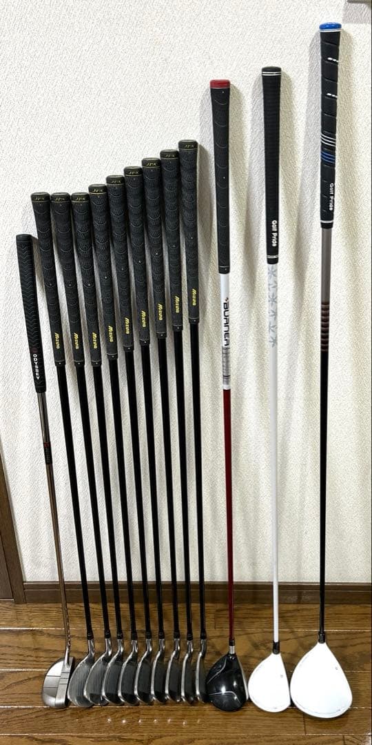 テーラーメイド&ミズノ　男性用ゴルフクラブ　13本セット