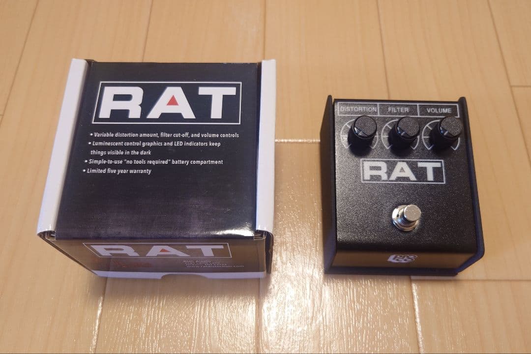 【美品】ProCo RAT2 ＋ ボードマウント用プレート