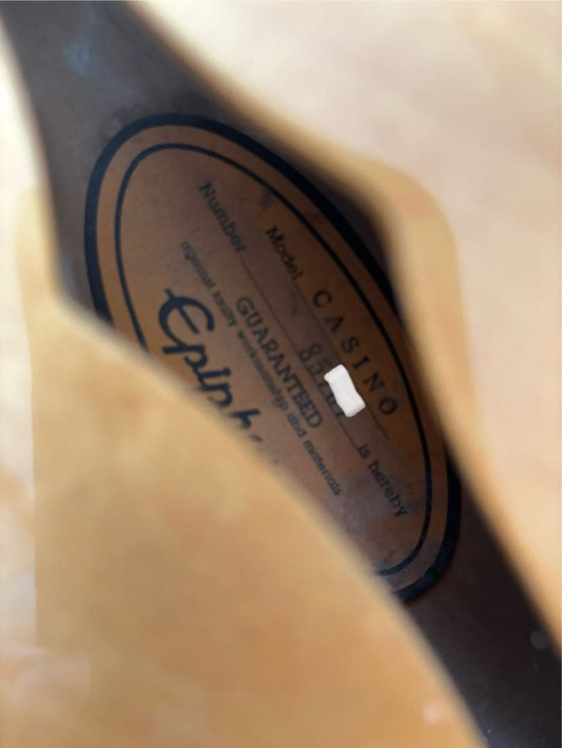 Epiphone Casino オレンジラベル 寺田楽器（1988年製）