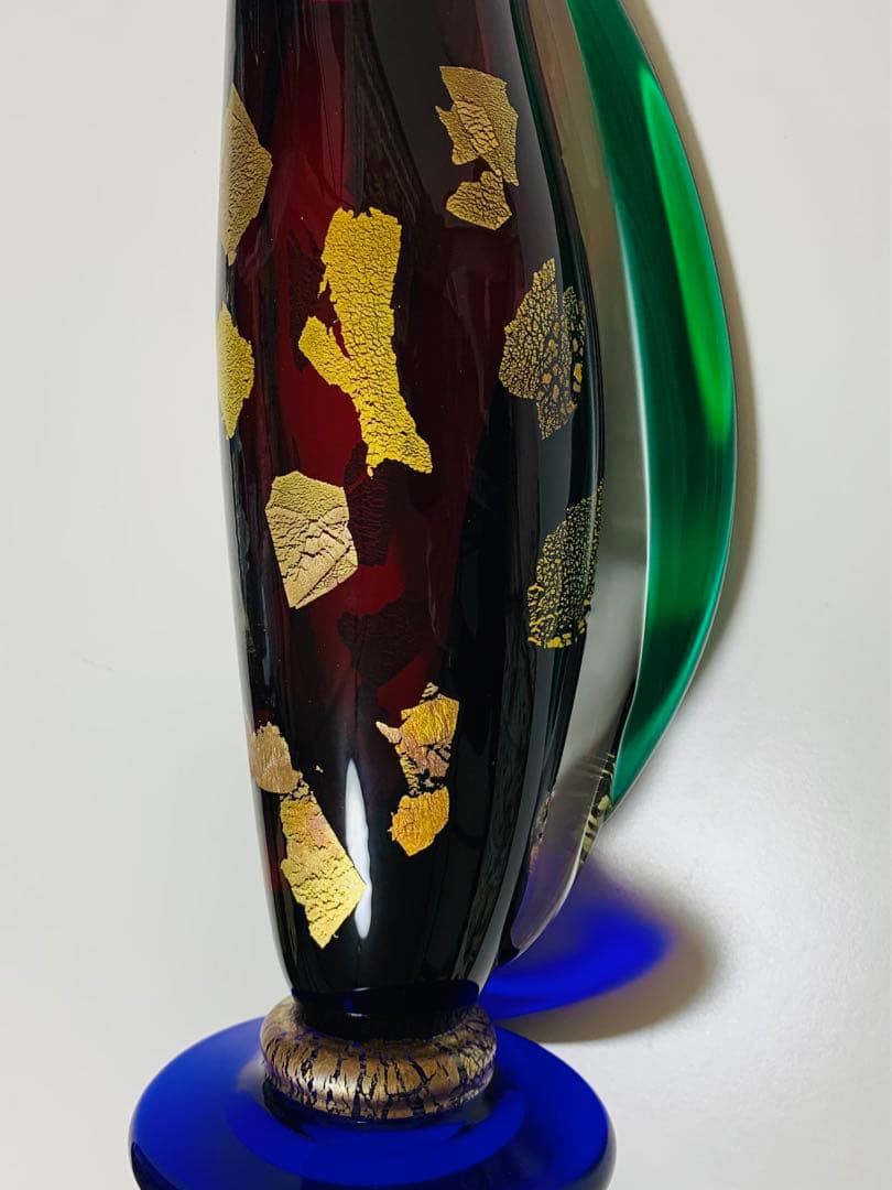 ガラス花瓶　作者不明大珍品