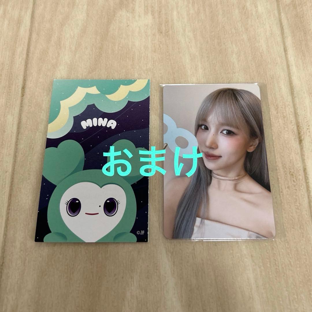 TWICE ミナ 直筆サイン入り チェキ ポラ おまけ付き