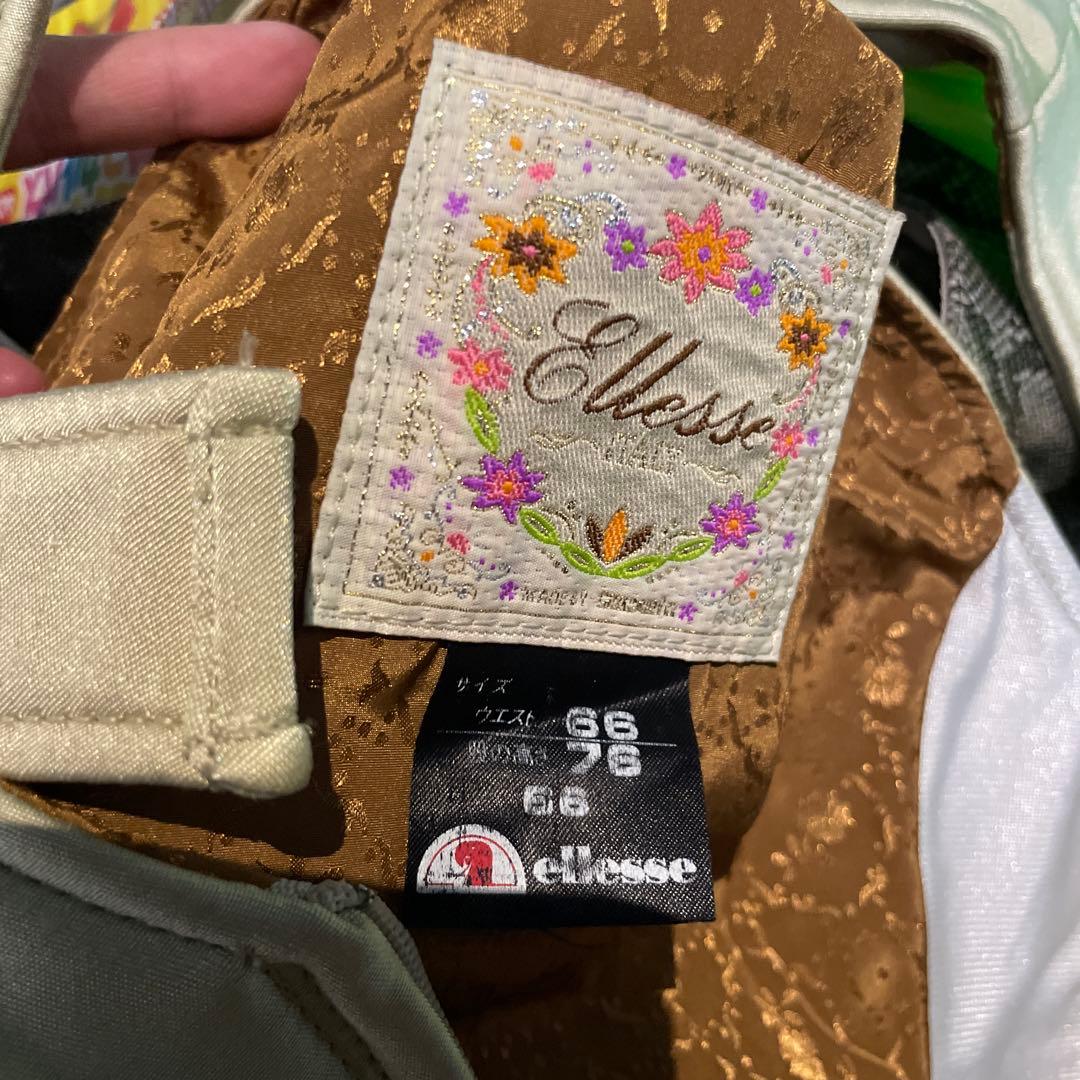 ❁⃘即購入⭕️ スキーウェア Ellesse 昭和レトロ 平成レトロ 派手 カラフル