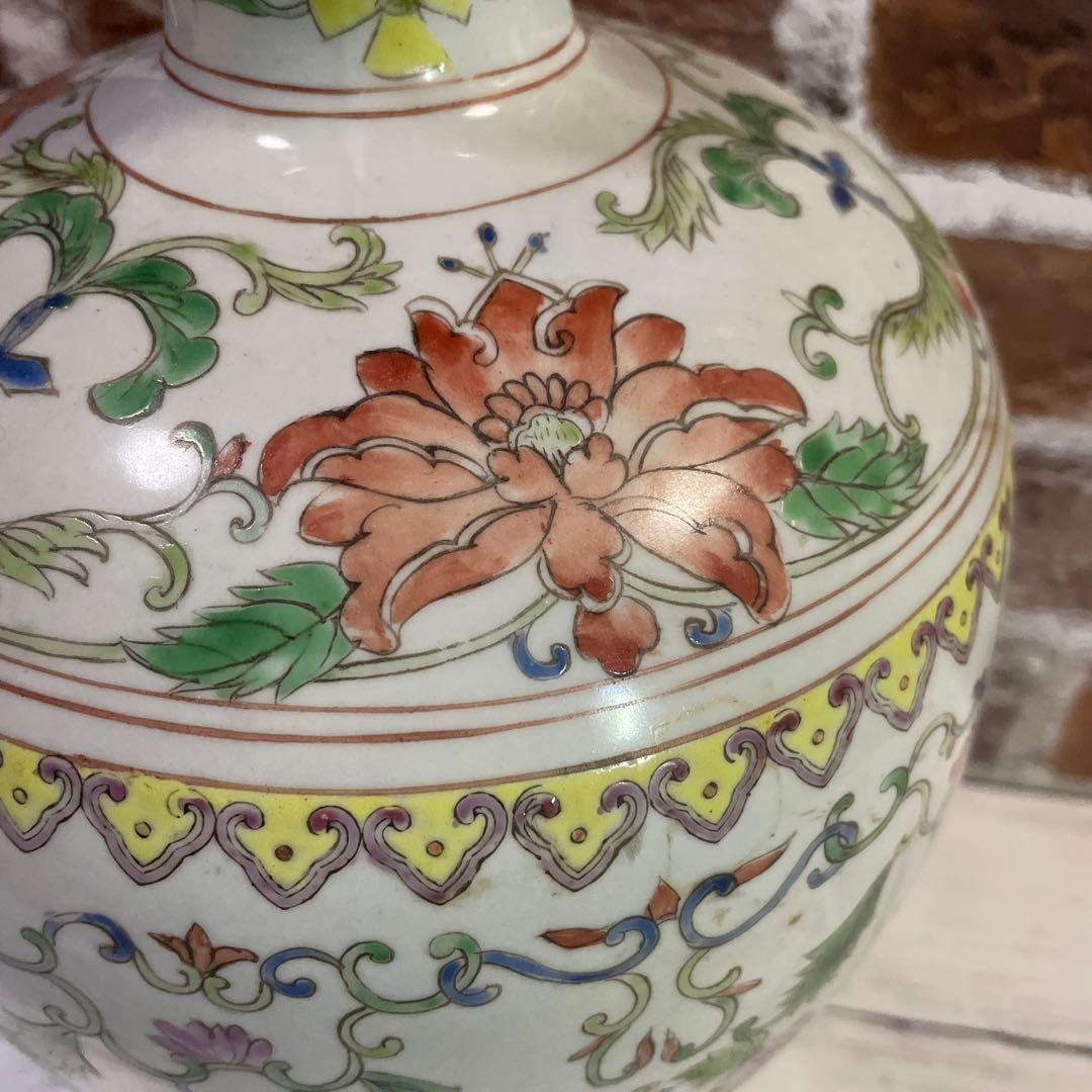 お値下げ 中国陶器 花瓶 花器 陶芸