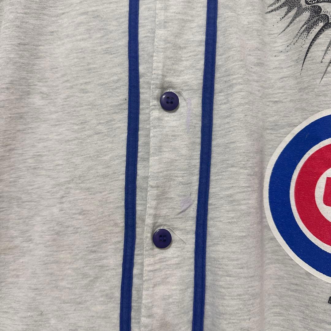 【激レア】シカゴ カブス ベースボールシャツ 90s古着　ルーニー・テューンズ