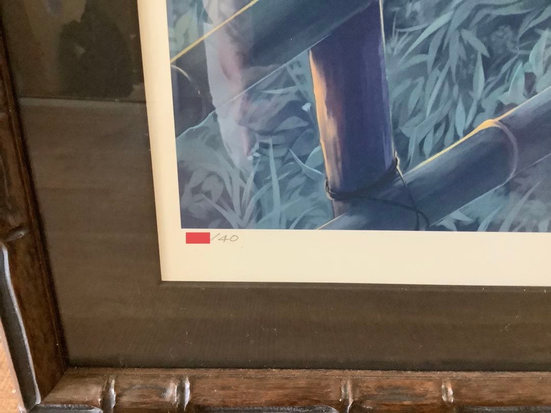 アールビバン 版画 緋色雪 まいあがる