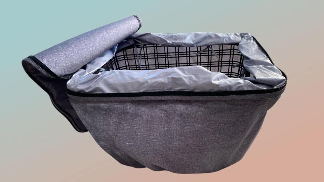 自転車 後ろバスケット 簡単着脱 取り付け台 防水カバー付き