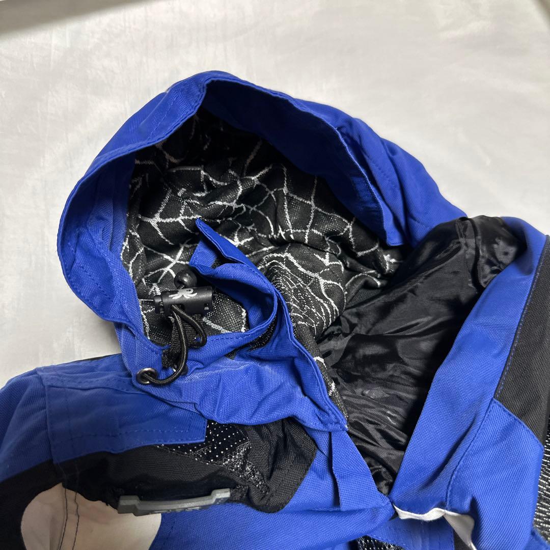 スパイダー　スキージャケット S キッズサイズ　ブルー　スノーボード