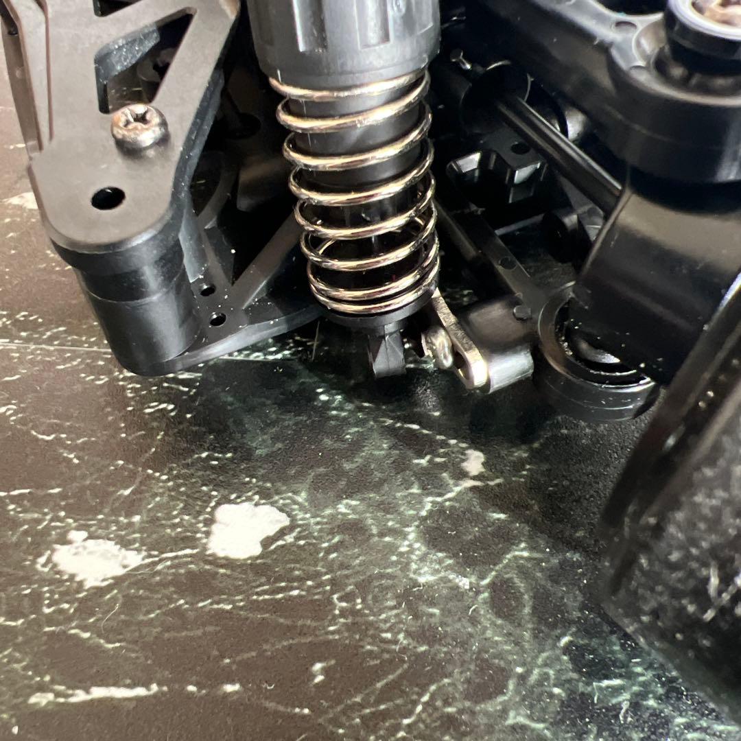 タミヤTT01 キレ角アップドリフト仕様S15シルビア未塗装ボディ付きフルセット