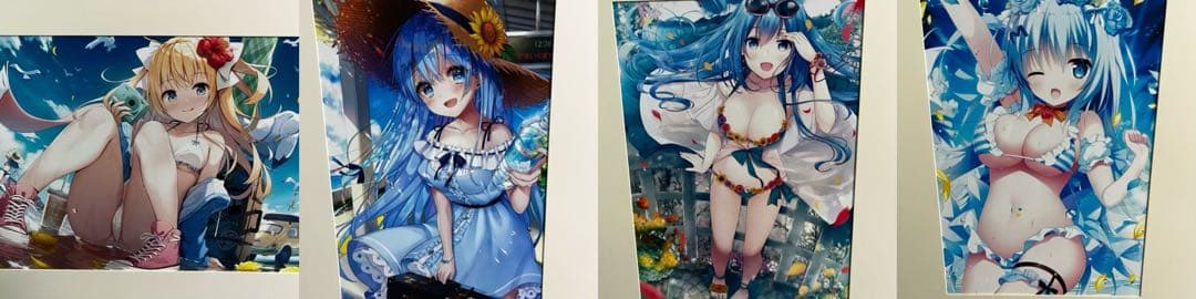 イラストレーターみこ氏直筆サイン入りアクリルボード&more