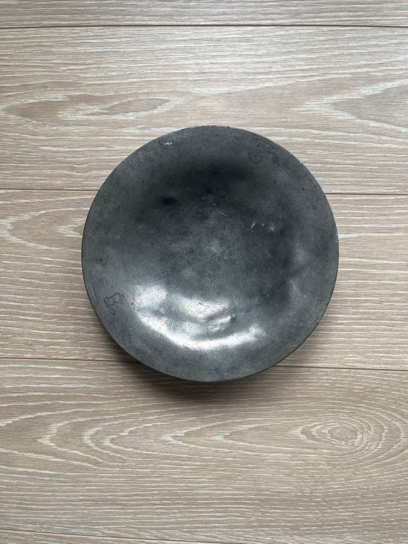 アンティーク　フランス　ピューター　皿