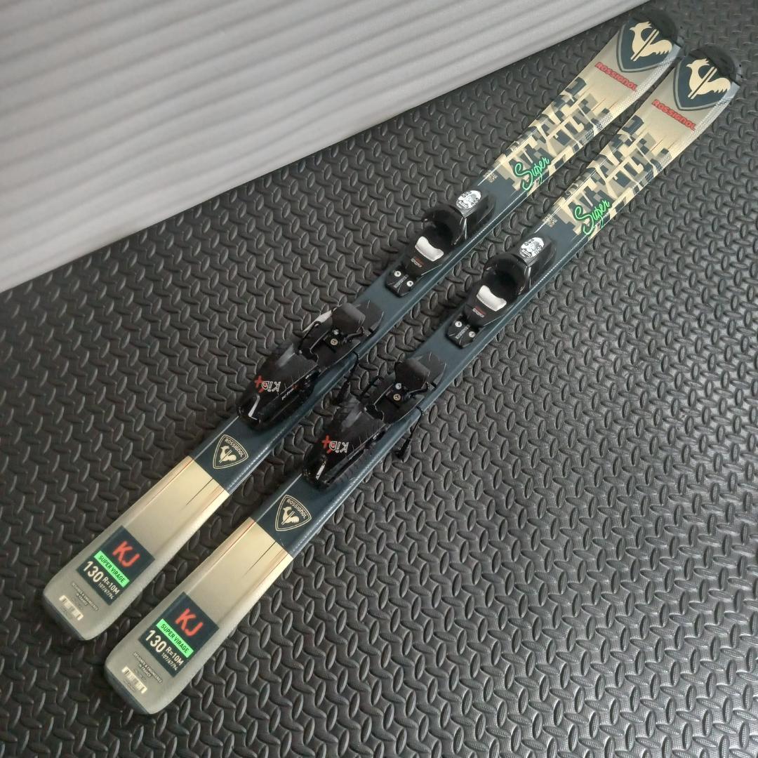 【130cm メンテ済み】中古ジュニアスキー板 ROSSIGNOL ロシニョール