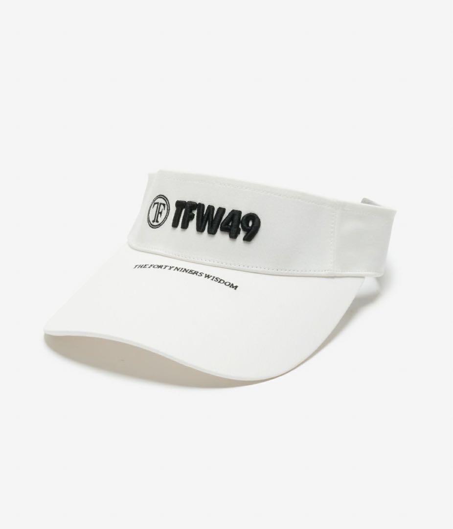 新品タグ付き⭐️2025 新作⭐️TFW49サークルロゴ　バイザーS ホワイト