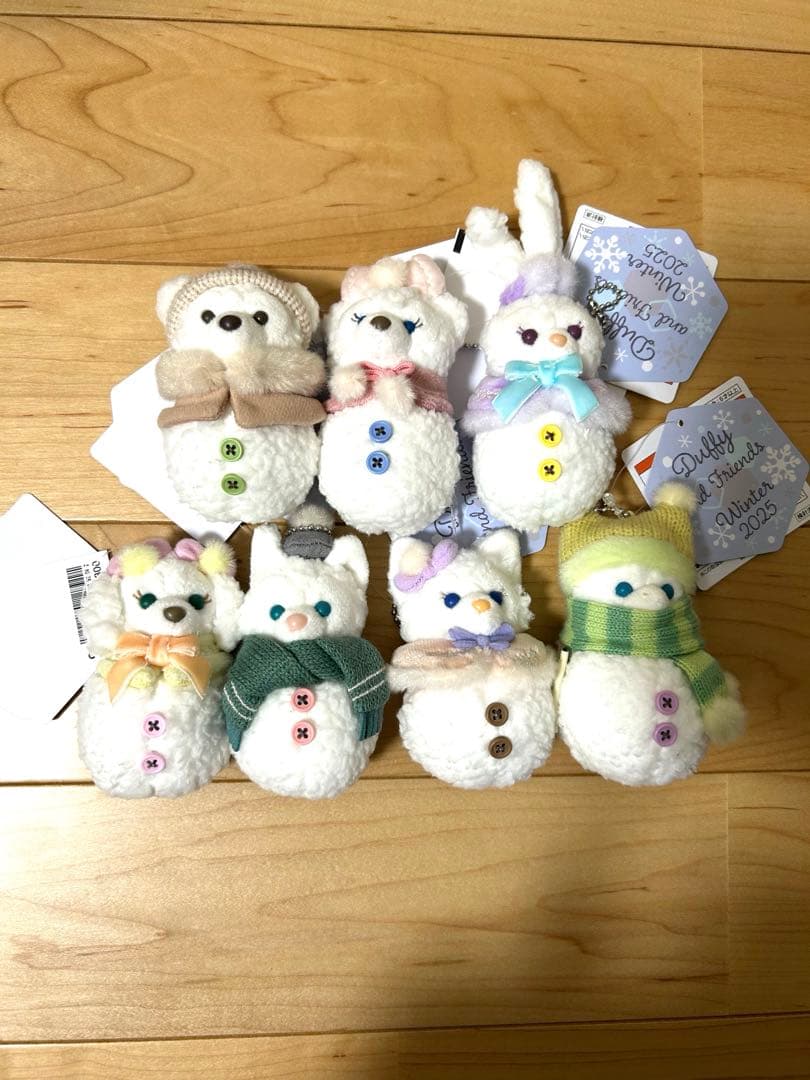 シークレット・オブ・スノーウィーデイ ぬいぐるみチャーム　コンプリート