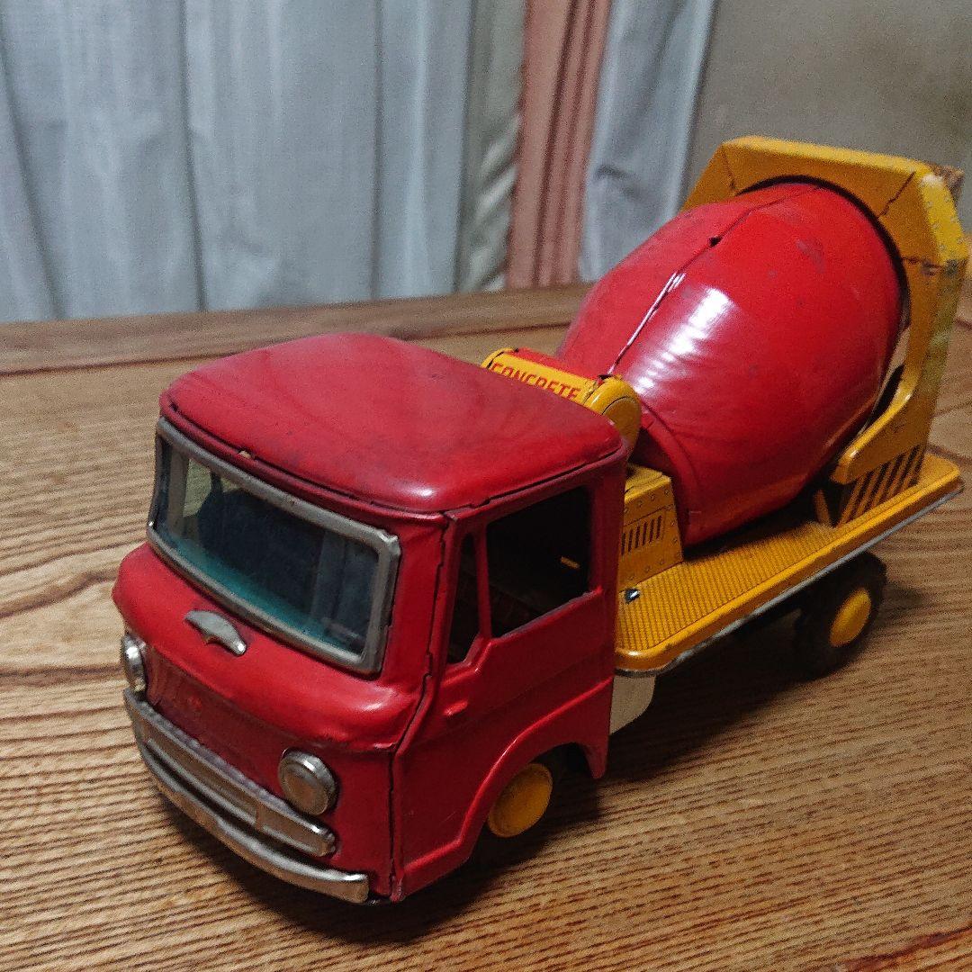 レトロ米澤ブリキ玩具ミキサー車