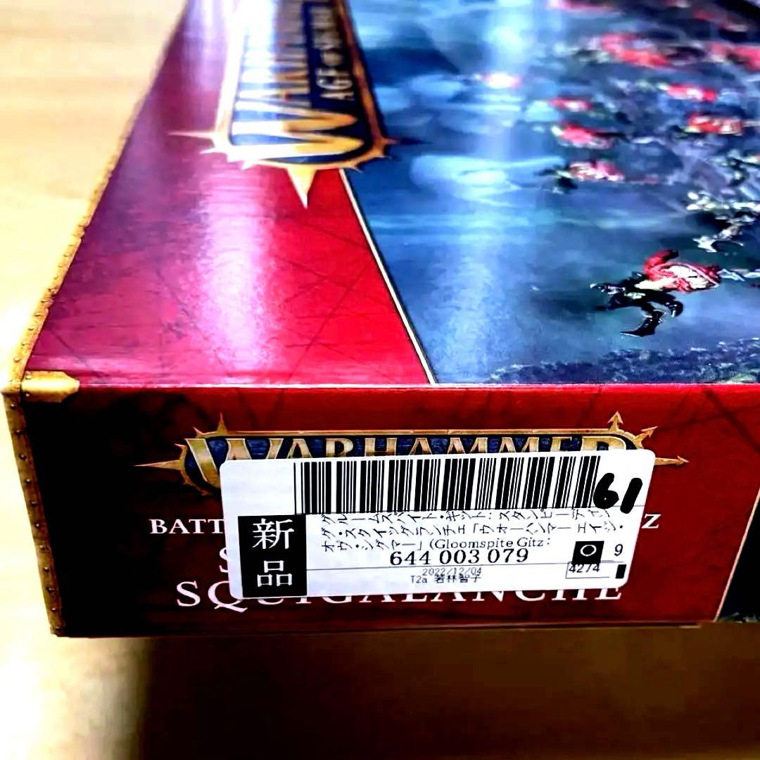 【新品】ウォーハンマー.エイジオブシグマー、バトルフォース　スクイッグランチェ