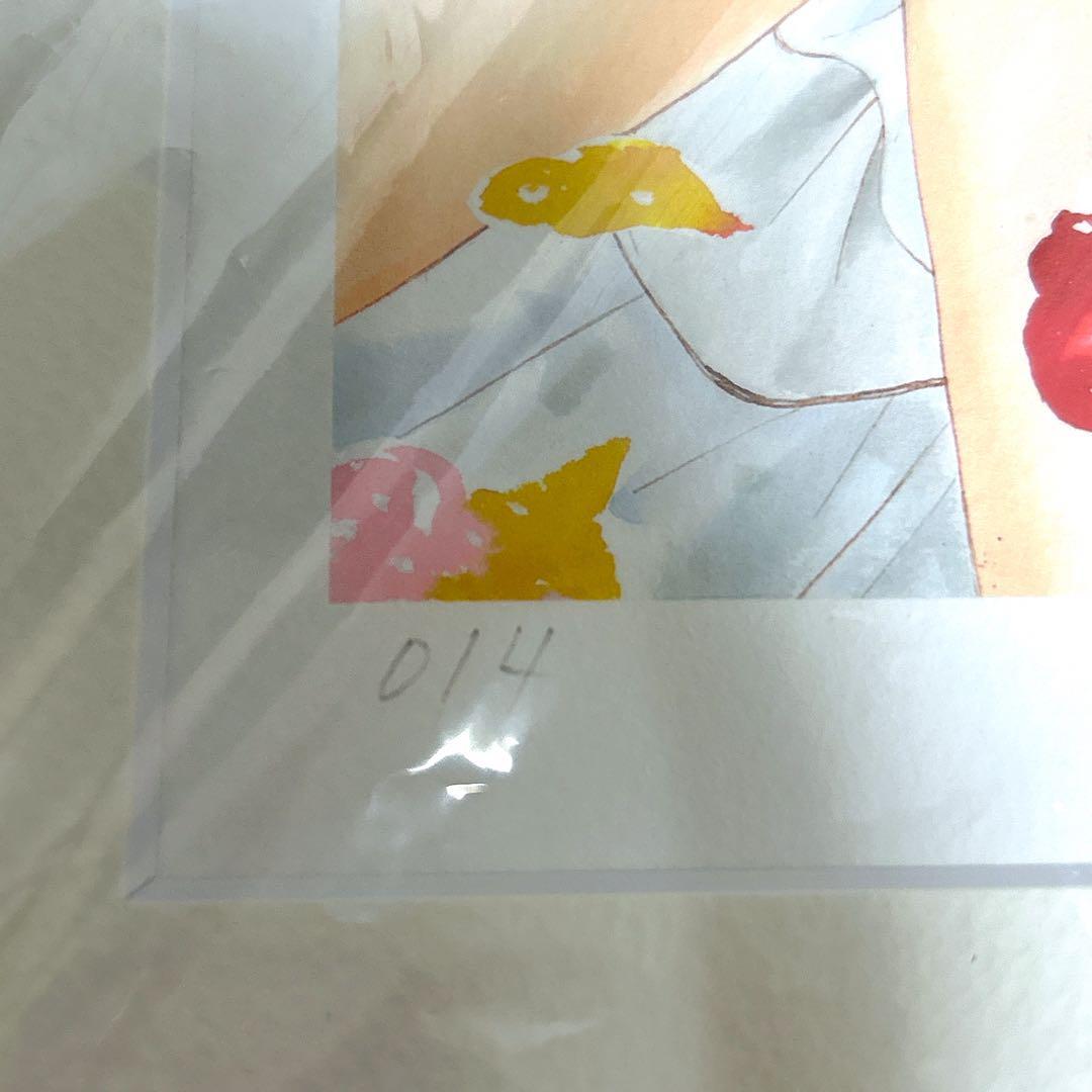 激レア ハチミツにはつこい 水瀬藍 直筆サイン入り プリマグラフィ 複製原画