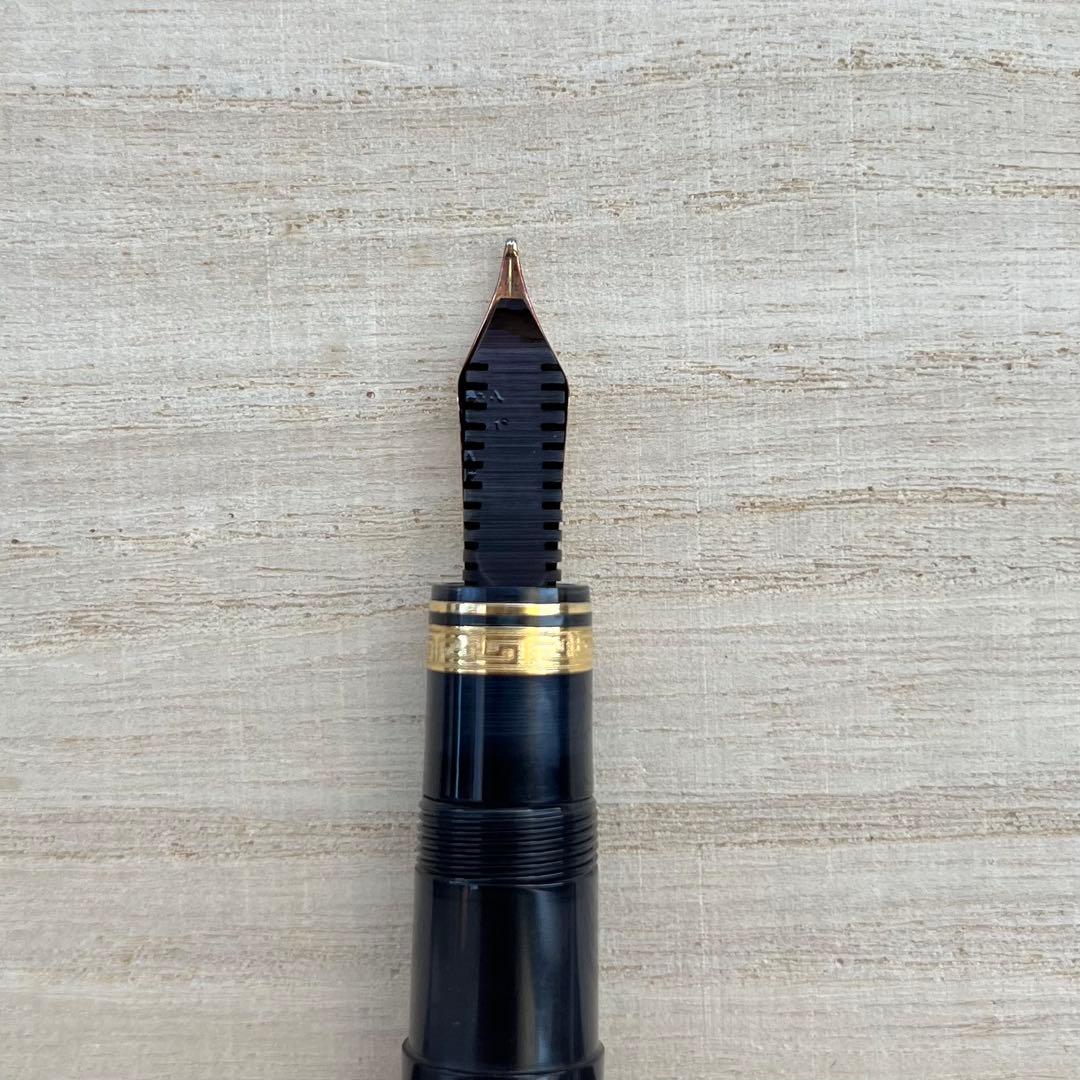 オマス オジバ ヴィジョン ロイヤルブルー ゴールドフィニッシュ 万年筆 M
