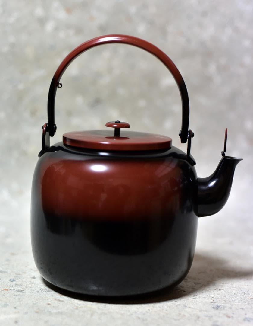 値下げ、一喜堂　腰黒水次　水指　【極上品】銅製　お茶道具/紙箱