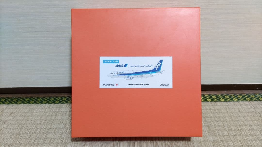 1/200 B737-500 ANA 全日空 JA307K 退役記念装飾