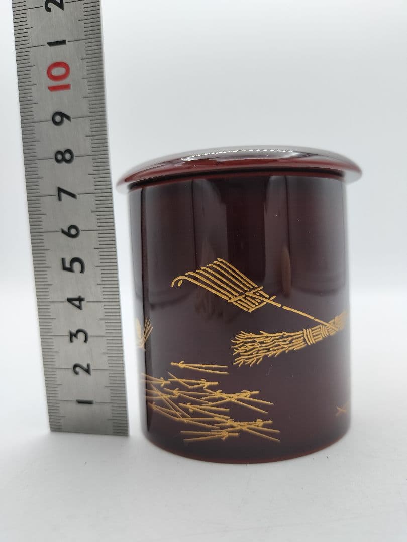 c641 棗 金輪寺 吹寄蒔絵 中村恭蔵 木箱 茶道具 古物