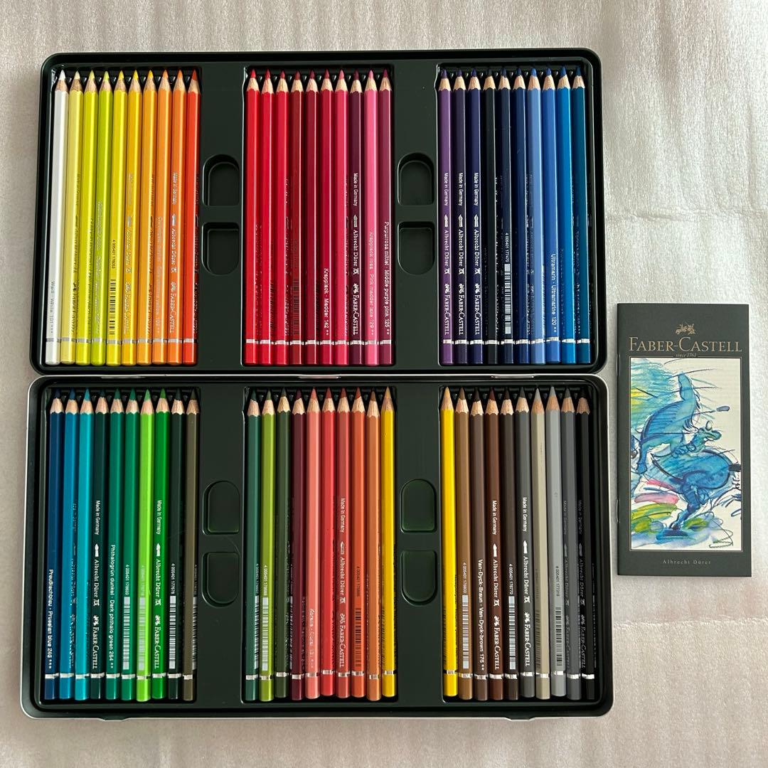 ファーバーカステル アルブレヒト デューラ水彩色鉛筆 60色 缶入