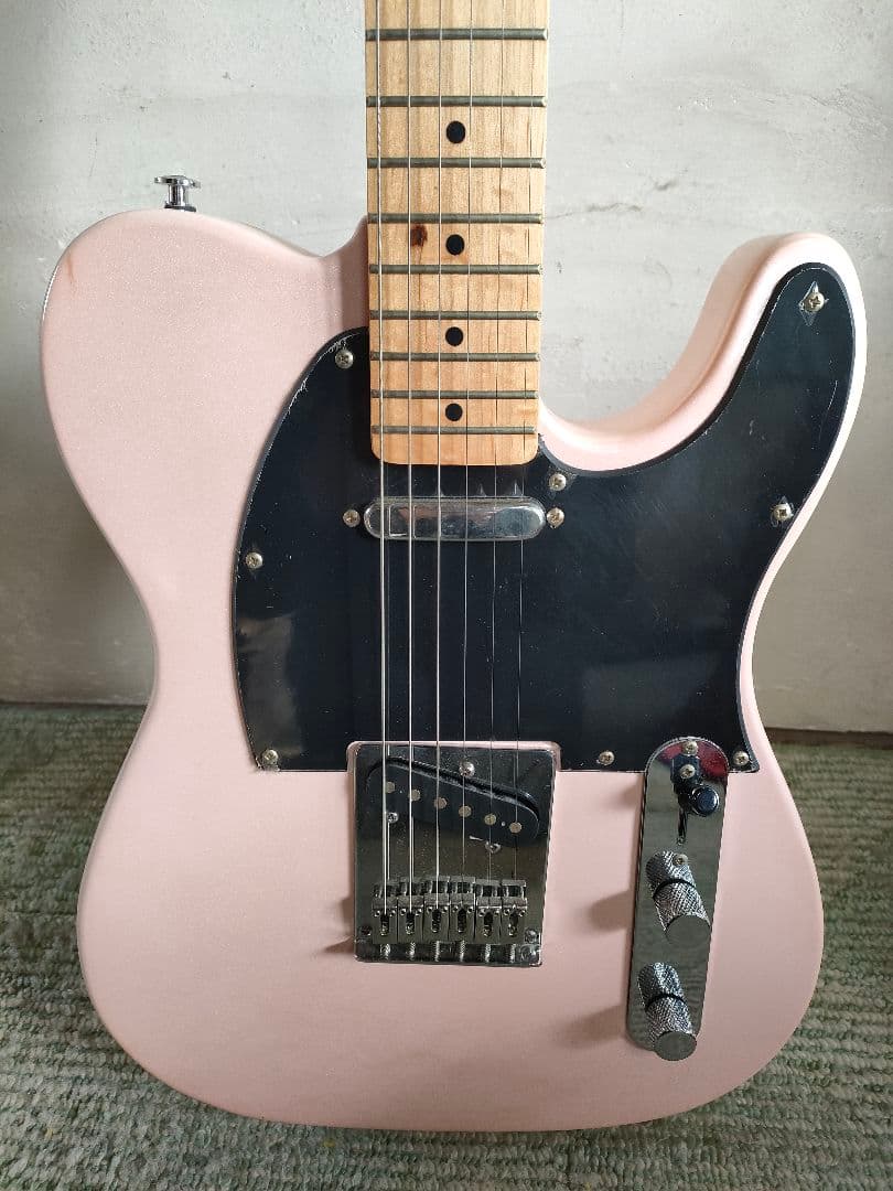 【即発送】ハンドメイド ピンク テレキャスタータイプ エレキギター