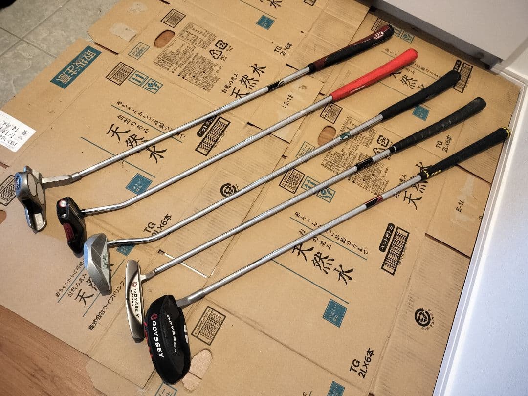 （値引き可）ゴルフクラブセット　パター４本、チッパー１本セット