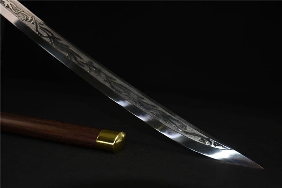 武具　刀装具　日本刀　模造刀   居合刀 柳葉曲げ刃