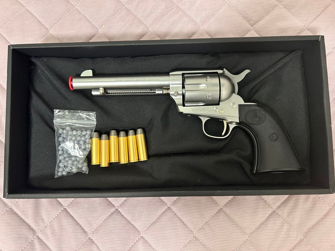 東京マルイ SAA.45 エアリボルバー 5.5インチ シルバーモデル